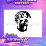 Free Silhouette Rapper Free Microphone Music Free SVG - Instant Download