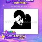 Free Shaded Silhouette Free Serious Rapper Category 1 Free SVG - Instant Download