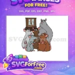 Free Animated Rats Group Free Doorway Scene Ratatouille Free SVG - Instant Download