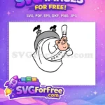 Free Chef Hat Free Pink Cheeks Ratatouille Free SVG - Instant Download