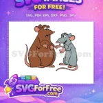 Free Scared Remy Free Emile Gesturing Ratatouille Free SVG - Instant Download