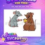Free Scared Remy Free Cheese Holding Ratatouille Free SVG - Instant Download