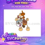 Free Remy and Emile Free Pink Dress Ratatouille Free SVG - Instant Download