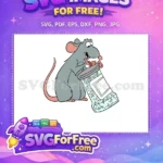 Free Gray Ratatouille Chef Free Salt Shaker Ratatouille Free SVG - Instant Download