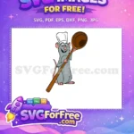 Free Chef Hat Free Wooden Spoon Ratatouille Free SVG 2 - Instant Download