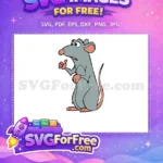 Free Gray Rat Thumbs Up Free Worried Expression Ratatouille Free SVG - Instant Download