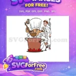 Free Tired Chef Free Remy Watching Ratatouille Free SVG - Instant Download