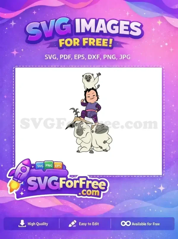 Free Baby Raya Angry Faces Free Ongis Stack Raya and the Last Dragon Free SVG