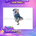 Free Impish Raya Free Ponytail Funny Raya and the Last Dragon Free SVG - Instant Download