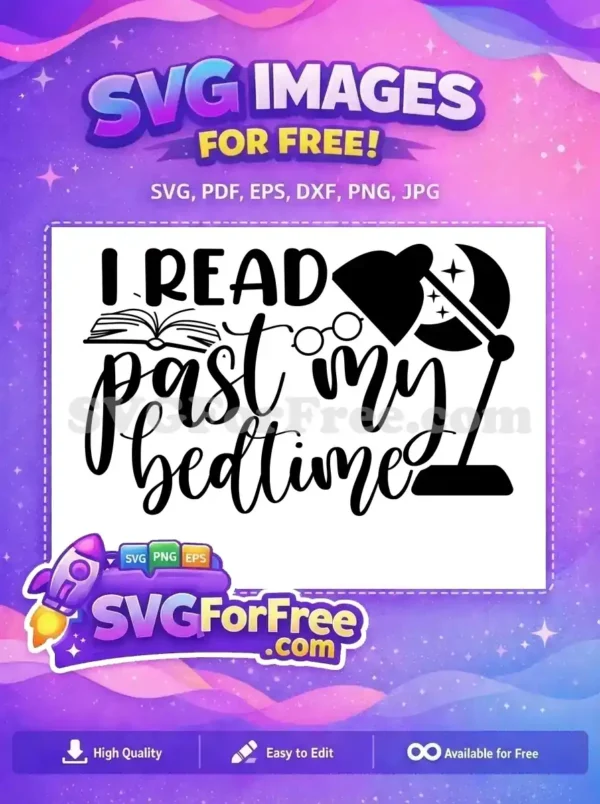 Free Bookish Lamp Free Glasses Reading Quotes Free SVG