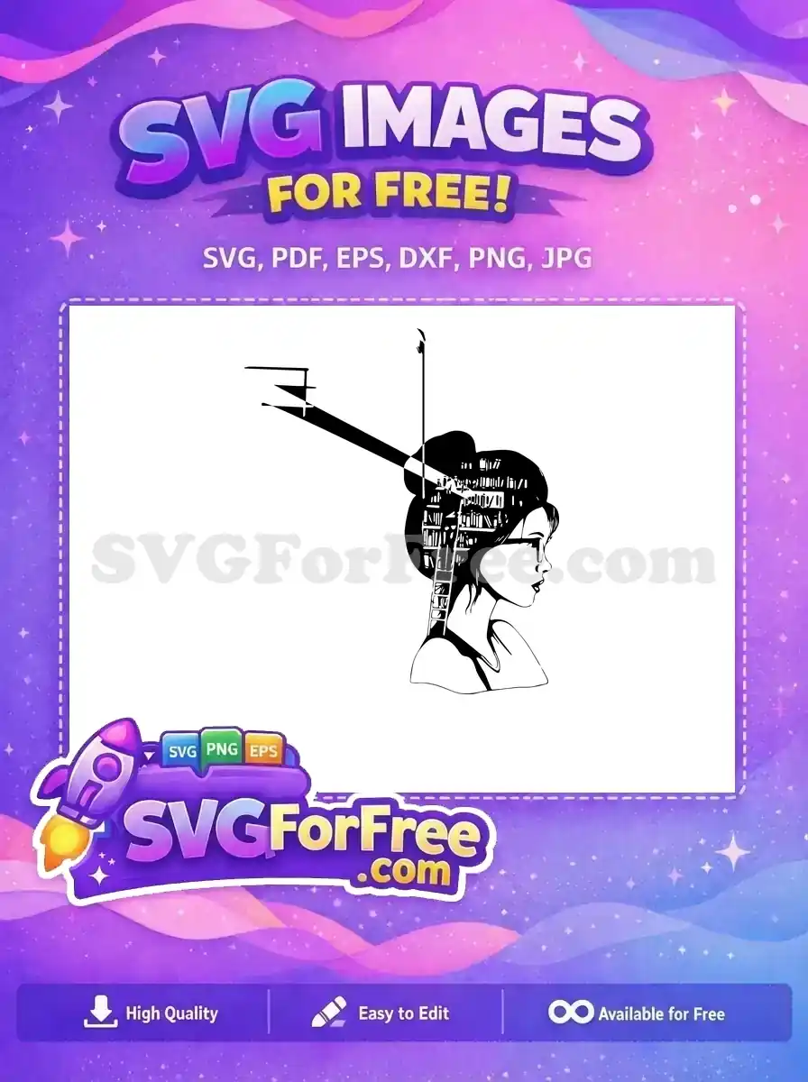 Free Reading Glasses Free Book Character Free SVG 1