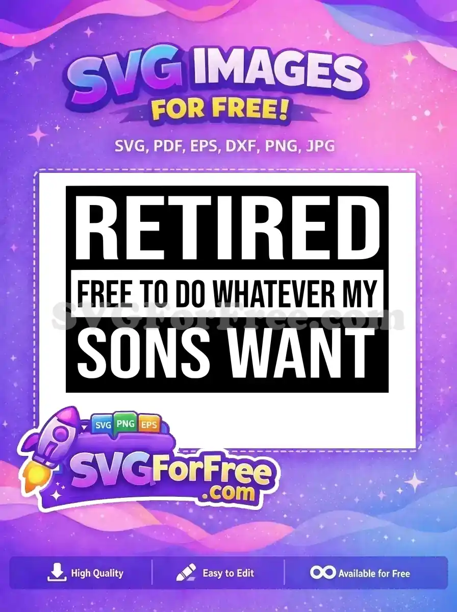 Free Retirement Celebration Free Relaxing Vacation Retirement Free SVG 1