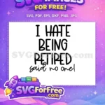 Free Retirement Celebration Free Relax Time Retirement Free SVG 1 - Instant Download