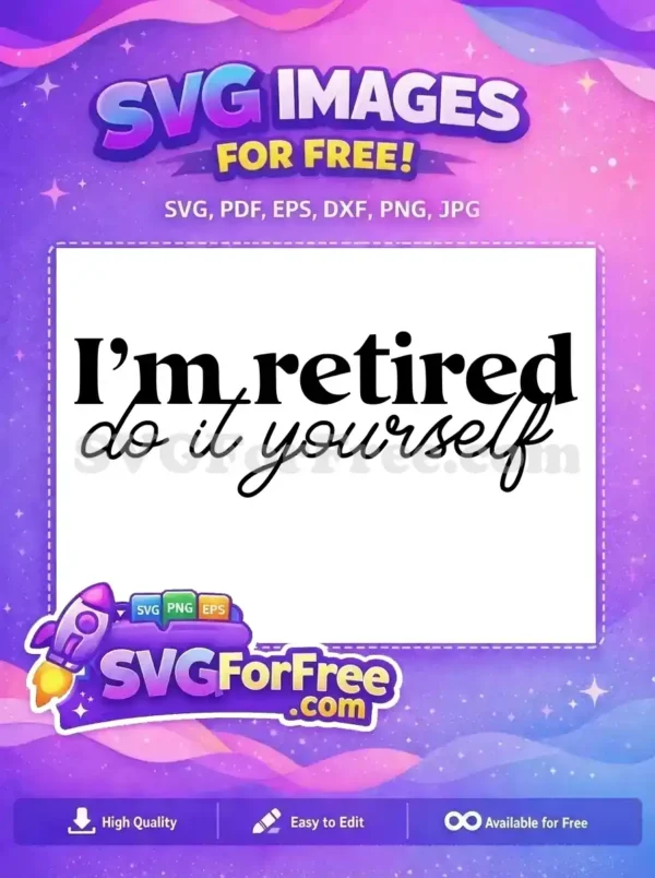 Free Retirement Celebration Free Relaxing Vacation Retirement Free SVG 3