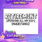 Free Retirement Saying Free Celebration Retirement Party Free SVG - Instant Download