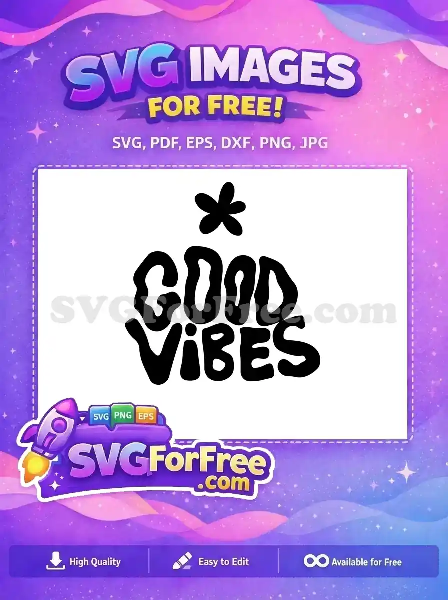 Free Groovy Font Free Retro Quote Design Free SVG