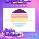 Free Retro Sunset Free Color Palette Retro Quotes Free SVG - Instant Download