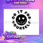 Free Retro Cool Free Graphic Quote Design Free SVG - Instant Download