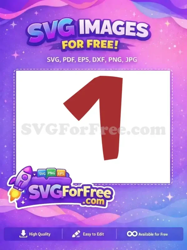 Free Number One Free Red Roblox Character Free SVG Free Number One Free Red Roblox Character Free SVG