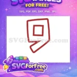 Free Red Character Number One Free Roblox Free SVG - Instant Download