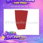 Free Red Simple Shape Free Roblox Character Free SVG - Instant Download