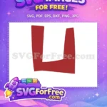 Free Red Roblox Number 1 Free Bold Design Free SVG - Instant Download