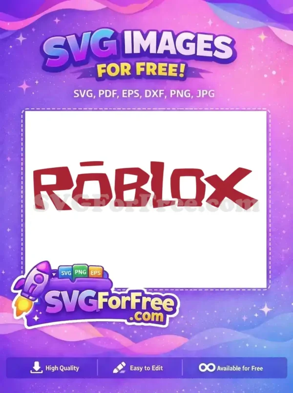 Free Red Roblox Logo Free Bold Font Roblox Free SVG Free Red Roblox Logo Free Bold Font Roblox Free SVG