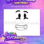 Free Goofy Eyes Free Star Smile Roblox Face Free SVG - Instant Download