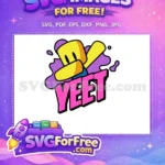 Free Yellow Roblox Free Purple Splatter Yeet Free SVG - Instant Download