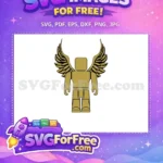 Free Golden Wings Free Roblox Character Avatar Free SVG - Instant Download