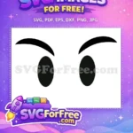 Free Black Eyebrows Free Round Eyes Roblox Free SVG 2 - Instant Download