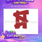 Free Red Abstract Character Free Roblox Head Free SVG - Instant Download