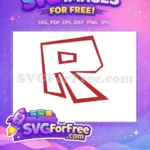 Free Red Letter R Free Roblox Logo Free SVG 5 - Instant Download