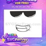 Free Sunglasses Smile Free Star Roblox Free SVG - Instant Download