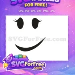 Free Cartoon Eyes Free Smiling Roblox Avatar Free SVG - Instant Download