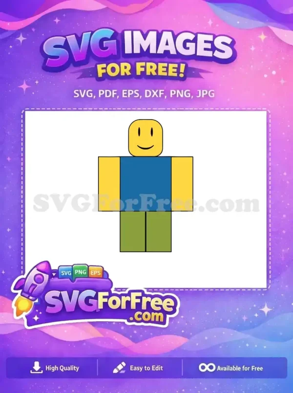 Free Smiling Face Free Yellow Arms Roblox Free SVG