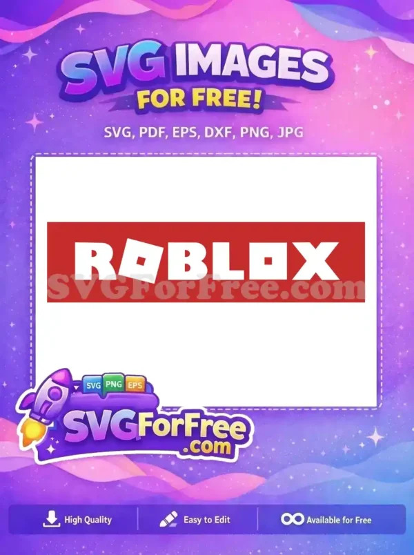 Free Red Background Free White Letters Roblox Free SVG 2