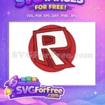 Free Red Letter Free Roblox Logo Roblox Free SVG - Instant Download
