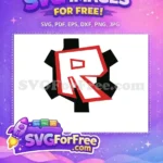 Free Red Logo Free Black Cog Roblox Free SVG - Instant Download