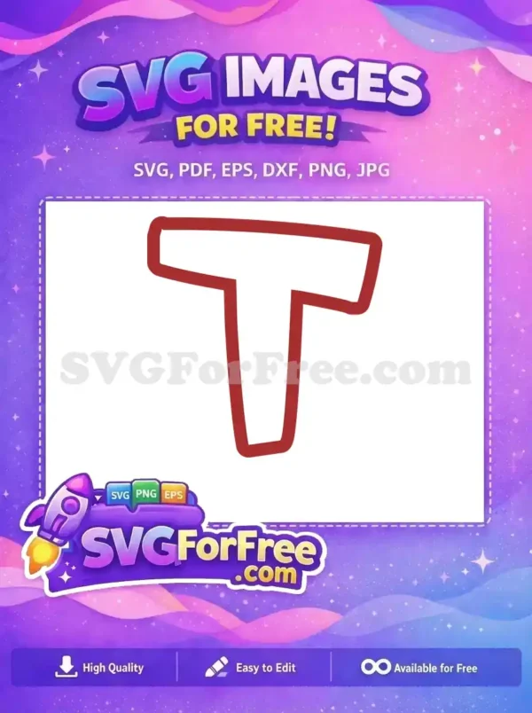 Free Roblox Red Letter Free T Initial Free SVG
