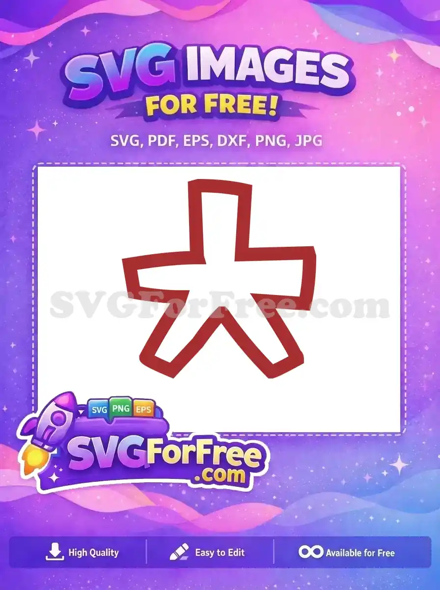 Free Roblox Red Star Free Simple Roblox Free SVG