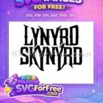Free Black Classic Free Lynyrd Skynyrd Band Free SVG - Instant Download