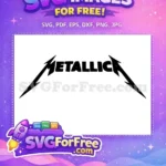 Free Metallica Band Free Rock Heavy Metal Free SVG - Instant Download