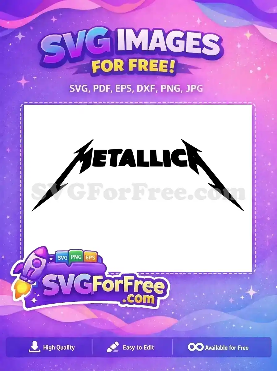 Free Metallica Band Free Rock Heavy Metal Free SVG