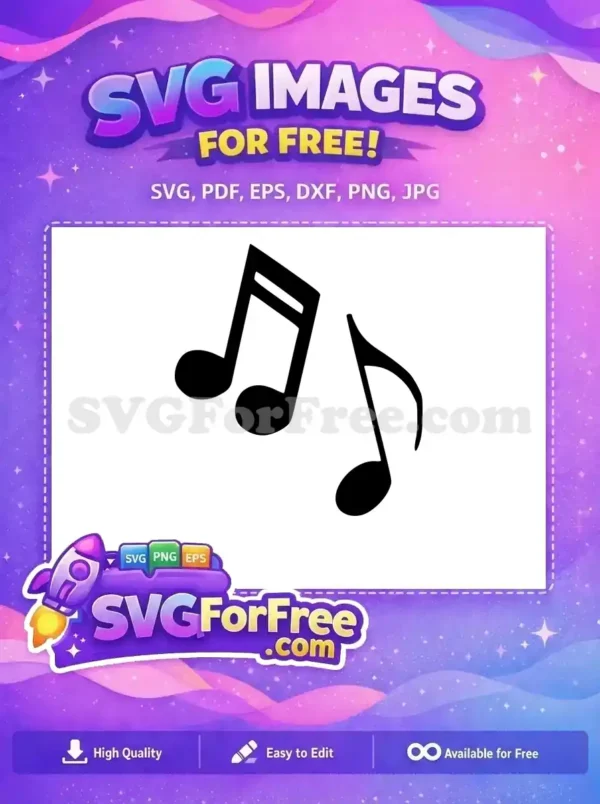 Free Black Music Notes Free Rock Band Logo Free SVG Free Black Music Notes Free Rock Band Logo Free SVG