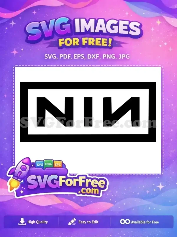 Free Bold Font Free Nine Inch Nails Rock Band Free SVG