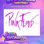 Free Pink Floyd Script Free Classic Rock Band Free SVG - Instant Download