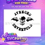 Free Skull Wings Free Avenged Sevenfold Rock Band Free SVG - Instant Download