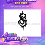 Free Black Logo Free Knotwork Design Slipknot Free SVG - Instant Download