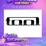 Free Bold Font Free Rock Band Tool Free SVG - Instant Download